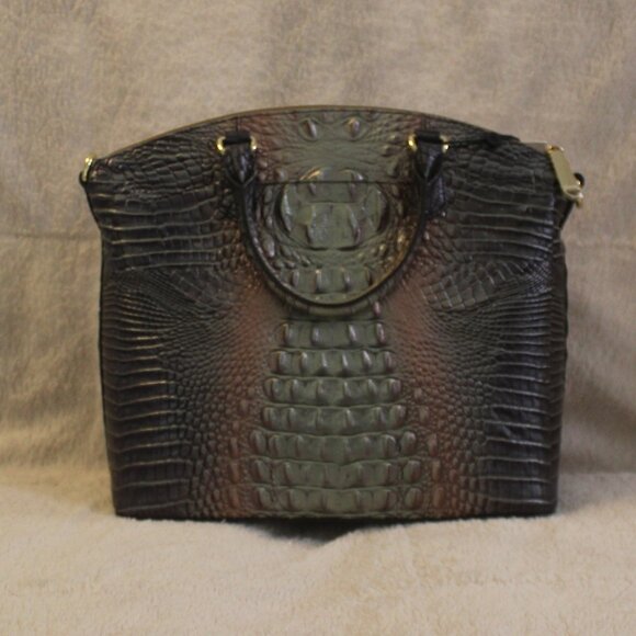 Brahmin Large Duxbury Satchel Smoky Quartz Ombre Melbourne - Picture 2 of 14